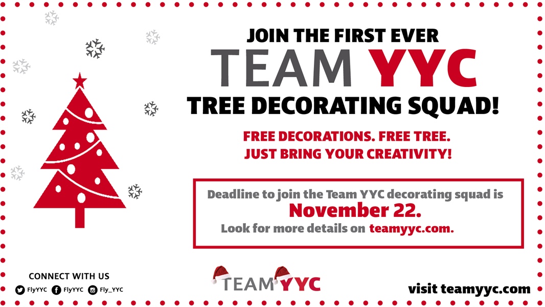 JOIN Team YYC FIRST EVER Tree Decorating Squad!