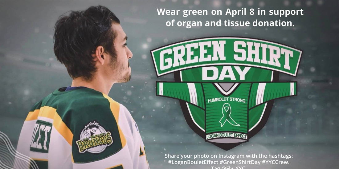 Participate in Green Shirt Day on April 8