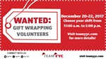Gift Wrapping Volunteers Wanted!