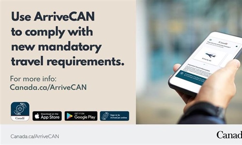 Mandatory ArriveCAN app use for travellers into Canada