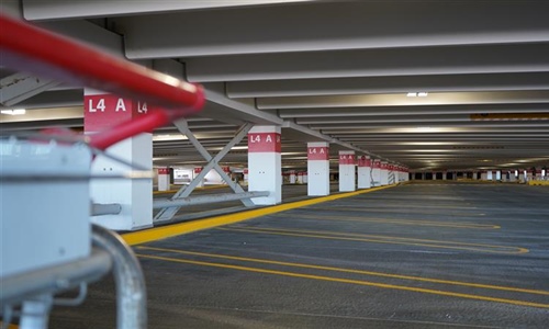 Lights, paint, action! Our parkade had a significant glow-up and is now...